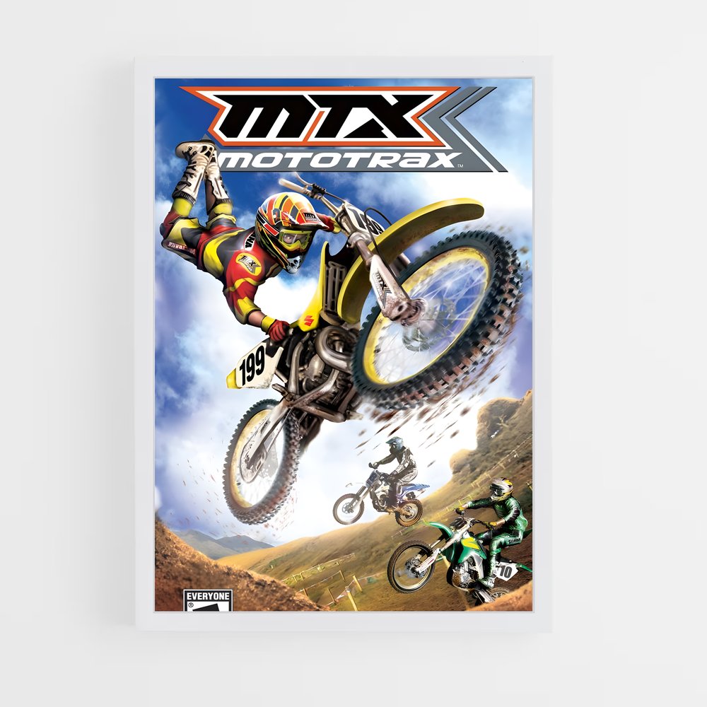 Poster Motocross Madness – affiche Motocross freestyle (vue 3)